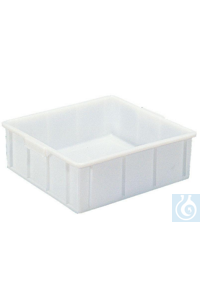 Stackable crate 20 litre, HDPE, B x D = 480 x 410 x H 140 mm